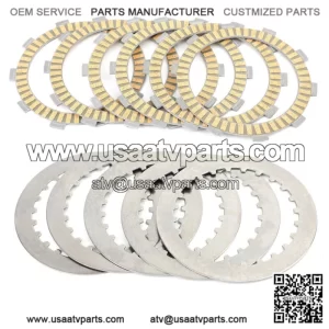 Clutch Kit Steel & Friction Plates fit for Honda TRX420FE FourTrax Rancher 07-17 (For: Honda)