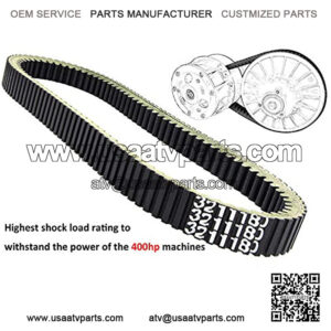 CVT Carbon Drive Belt for Polaris RZR XP 1000 Belt 2014-2020 Heavy Duty ATV Belt Replaces Part Number 3211180