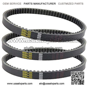 FDJ 669 18 30 Drive Belt Heavy Duty Go Kart Drive Belt for 49CC 50CC GY6 Scooter ATV Go Kart Moped