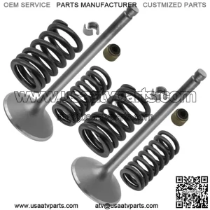 Intake & Exhaust Valve Kit For Kawasaki Bayou 220 KLF220A 1988 1989-2002