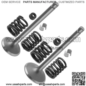 Intake & Exhaust Valve Kit For Kawasaki 250 LTD KZ250W Belt 1983