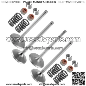 Intake & Exhaust Valve Kit For Can-Am CanAm Maverick Max 1000R 2014-2018
