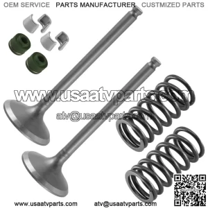 2x Exhaust Valve Kit for Yamaha YFZ450R 2009 2010 2011 2012 2013/5TA-12121-00-00