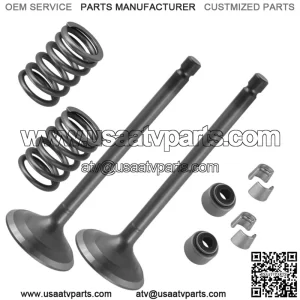 2x Exhaust Valve Kit for Yamaha Grizzly 660 4x4 2002 2003 2004 2005 2006-2008