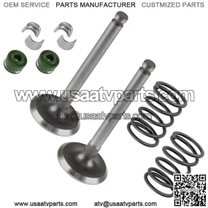 2x Exhaust Valve Kit for Kawasaki Mule 4000 Trans KAF620 2018 2019 2020 2021
