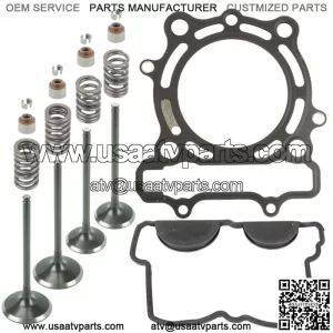Cylinder Intake Exhaust Gasket Valve Kit for Kawasaki KX250F 2009-2016