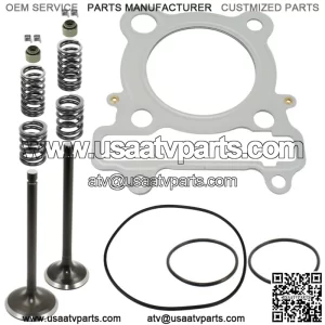 Cylinder Head Exhaust Intake Valve Kit for Yamaha Raptor 250 YFM250R 2008-2013