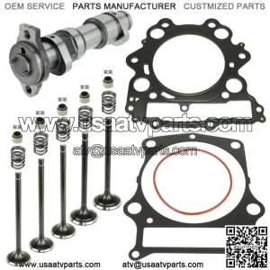 Camshaft and Cylinder Head Valve Gasket Kit for Yamaha Rhino 660 YXR660F 2004-07 (For: 2006 Yamaha Rhino 660)