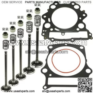 Cylinder Intake Exhaust Valve Kit for Yamaha Rhino 660 YXR660Fa 4X4 2004-2007 (Fits: Yamaha Rhino 660)