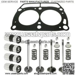 Cylinder Head Valve Gasket Kit Fits Polaris Ranger 800 4X4 6X6 EFI 2010