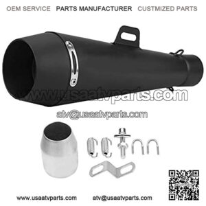 Stainless Steel Motorcycle Exhaust Pipe, 51mm Universal Motorcycle Exhaust Escape ATV Pipe Kits for Honda CBR1000 Yamaha R6 Kawasaki