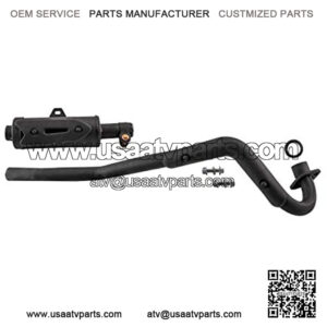 28mm 1 1/8" Exhaust Pipe for ATV Quad Go Kart 50cc 70cc 90cc 110 125cc