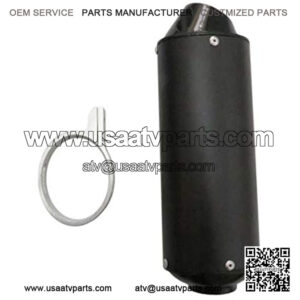 28mm Exhaust Pipe Clamp Fit For 50cc 110 125cc Quad Dirt Pit Bike ATV Black