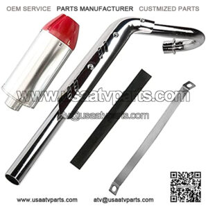 28mm Motorcycle Exhaust Pipe for ATV Dirt TTR Pit Bike 70cc 110cc 125cc