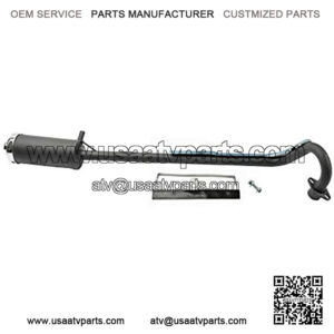 28mm Bore Exhaust Pipe for 70 110cc 125cc Dirt Bike Quad ATV Compatible with XR50 CRF50