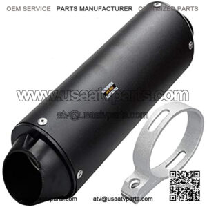 28mm Exhaust Pipe Clamp for 50cc 110 125cc Quad Dirt Pit Bike CRF XR 50 KLX SSR Thumpstar TTR YCF ATV Black