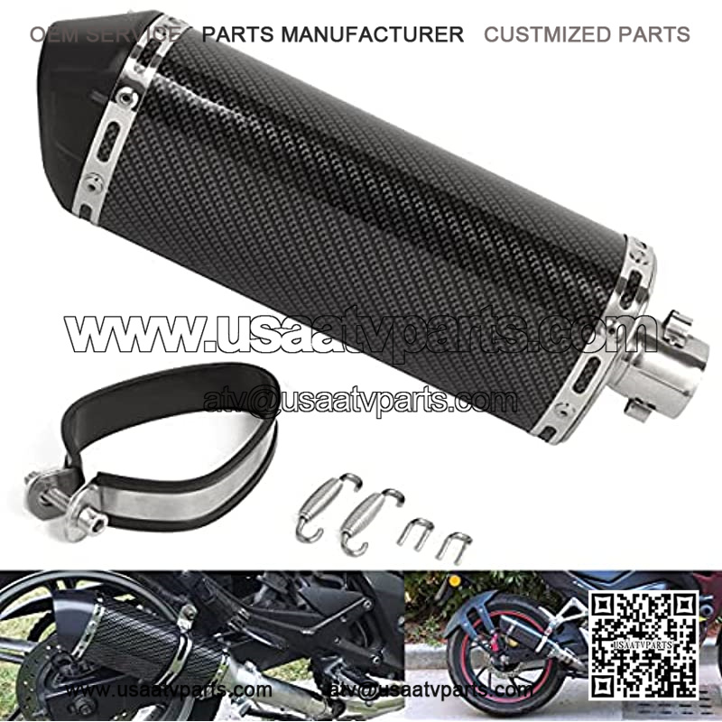Exhaust Pipe for Mini Pocket Chopper Quad Dirt Pit Bike ATV