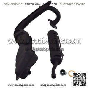 Silencer Pipe Exhaust System Kit Compatible with YAMAHA PW80 PY80 PW PY 80 PEEWEE Dirt Motor Bike ATV Quad Motorcycle Part