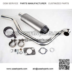 Stainless Exhaust System Pipe for Honda ATC70 TRX70 Fourtrax ATV 78-85