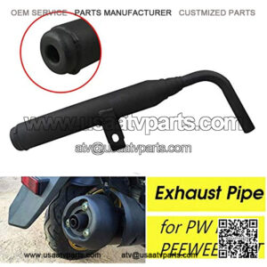 Motorcycle Pipe Exhaust Silencer Pipe System Part for Yamaha PW50 PY50 PW PY 50 PEEWEE ATV Quad Motocross Pit Kids Bike Motorcycle Part