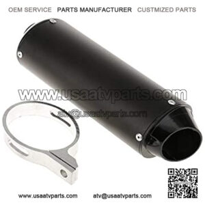 Universal 38mm 1.5 inch Exhaust Pipe with Clamp for 125cc 140cc 150cc 160cc SSR Lifan Apollo Dirt Bike Pit Bike Quad ATV Motorcycle