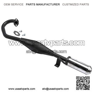 Exhaust Pipe for 43cc 47cc 49cc Mini Pocket Chopper Quad Dirt Pit Bike ATV