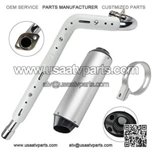 High Performance 38mm Exhaust Pipe kit Assembly fit 125cc 140cc 150cc PIT PRO Dirt Quad Bike ATV
