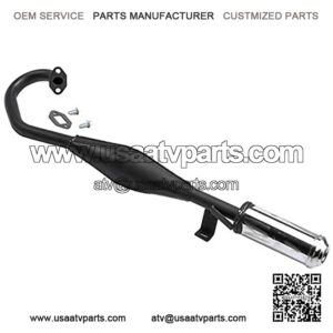 Exhaust Pipe for Mini Pocket Chopper Quad Dirt Pit Bike ATV