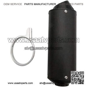 Moostore Black 28mm Exhaust Pipe Clamp for 50cc 110 125cc Quad Dirt Pit Bike ATV