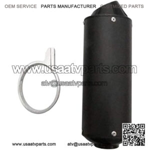 Moostore Black 28mm Exhaust Pipe Muffler Clamp for 50cc 110 125cc Quad Dirt Pit Bike ATV