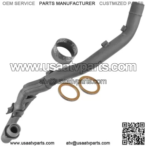 Exhaust Header Pipe And Gaskets For Yamaha Raptor 660R YFM660R 2001-2005