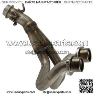 Exhaust Pipe For Yamaha Rhino 700 YXR700F 4x4 FI 2008-2012 Side By Side