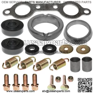 Exhaust Muffler Gasket Kit for Polaris Sportsman 800 EFI 2010 2012 2013 2014 (For: Polaris Sportsman 800)