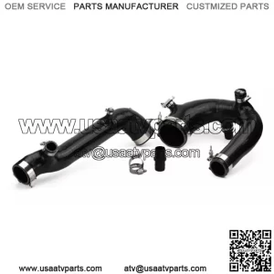 SxS Polaris RZR Turbo R & Pro XP Silicone Charge Tube Kit 2020-2025 Black