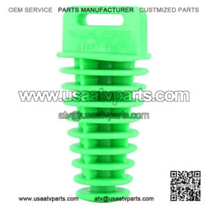 Motorcycle Pipe Plug -Keesno Wash Plug 2 Stroke & 4 Stroke Exhaust Pipe-Plug for Dirt Bike Suzuki ATV(Green)