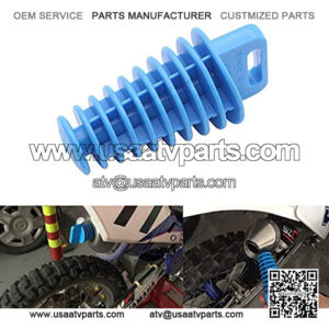 Pipe Exhaust Rubber Wash Plug for 2-Stroke ATV Quad Pit Dirt Bike Scooter Moped Motorcycle CR KX RM YZ 80cc 125cc 150cc 250cc Blue
