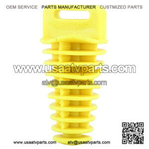 Pipe Exhaust Wash Plug, Pipe Exhaust Silencer Bung Wash Plug for Motorcycle Dirt Bike ATV Quad 2 4 Stroke (Yellow)
