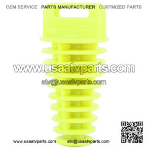 Health Gear Exhaust Wash Plug, Dirt Bike Exhaust Plug, 2/4 Stroke Motorbike Exhaust Silencer Wash Plug, Motorcycle Dirt Bike ATV Quad Pipe Plug, 1 Pack(Lime Yellow)