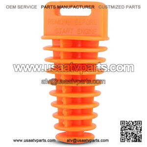Dirt Bike Exhaust Plug, Exhaust Bike Wash Plug Motorcycle Dirt Bike 2/4 Stroke ATV QUAD Exhaust Silencer Wash Plug Kit (Color : Orange)