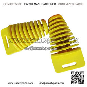 Pipe Exhaust Silencer Wash Plug Fit formost motorcycle dirt bike ATV QUAD applications (Pack of 2) yellow
