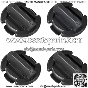 4PCS Durable Twist Floor Drain Plugs for Polaris RZR/General, Body Rocker Panels Trap Seal Plug for Polaris RZR 900 1000 XP 4 Turbo RS1 4P S4 General 2014-2021 Accessories