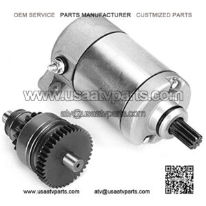 Starter Motor Drive Combo Kit Compatible with Polaris ATV UTV 325 330 335 425 500 for Sportsman Scrambler Magnum Trail Boss Ranger Replacement# 113528 18645 495713 3084981 3090188