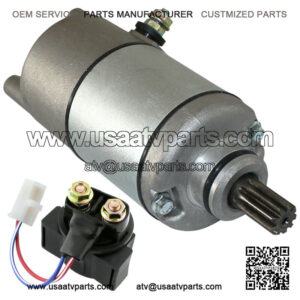 Starter & Relay Solenoid for Yamaha Timberwolf 250 YFB250 1992-1999 Atv