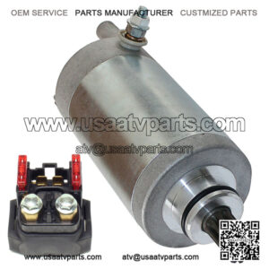 Starter & Relay Solenoid for Yamaha Bear Tracker 250 YFM250 1999 Atv New