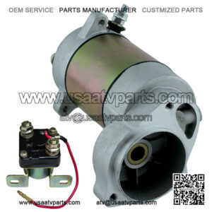 Starter & Relay Solenoid for Polaris Sportsman 4X4 1993 1994 1995 1996 Atv New