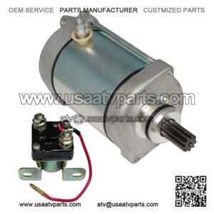 Starter & Relay Solenoid for Polaris Xpedition 325 425 2000 2001 2002 Atv New