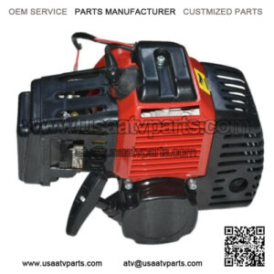49cc 2 stroke gas engine motor mini atv quad pocket bike