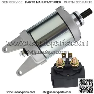 Teryx4 800 Starter for Kawasaki 800 KRT800 All Models 2014-2023 with Relay (For: Kawasaki Teryx 800)