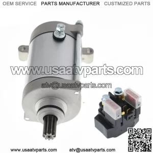 Starter & Relay Solenoid for Yamaha Wolverine 450 YFM450 2006 2007 2008-2010