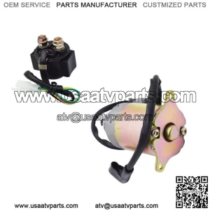STARTER STARTING MOTOR w/ CABLE RELAY SOLENOID COMBO for Polaris Ranger RZR 170